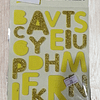 Eva Alphabet Foam Glitter Sticker Capital Litter