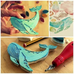 Lino Cutting Wooden Handle Tool