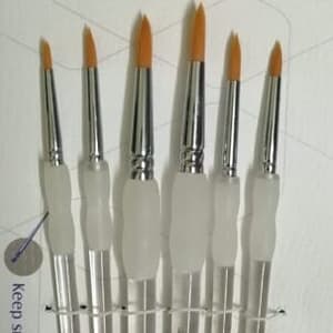 KeepSmilling Artist Brush Transparent Handle