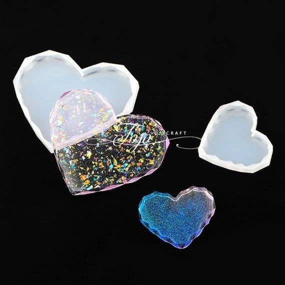 Heart Silicon Coaster Mold